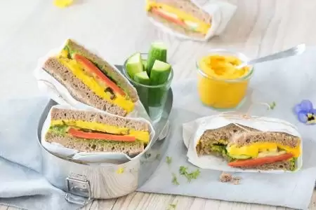 reteta Sandwich Fitness cu legume ecologice la gratar